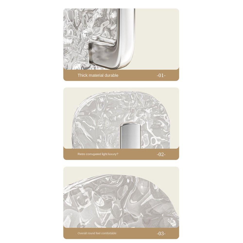 4 шт. Прозрачные крючки для ванной самоклеящиеся вешалки для полотенец и одежды органайзер для двери