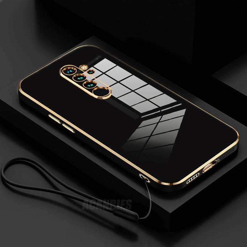 Note8pro Роскошный чехол-шнурок с покрытием из силикона для Xiaomi Redmi Note 8 Pro 8pro 8t 9 9s 7 7pro Мягкий чехол Redmi9 9c Note8 2021