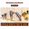 Bartender Kit, 15 Piece Cocktail Shaker Set, Bar Tool Set, for Mojito,  , Margarita, Whiskey with Ice Crusher, Tongs