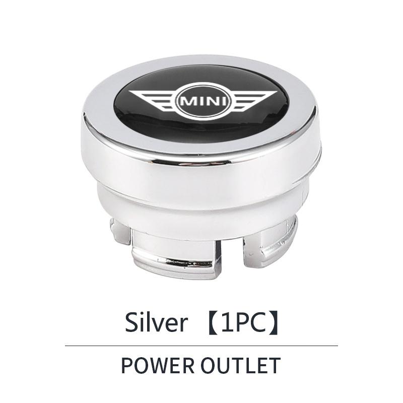 VCX16 Car Cigarette Lighter Cover Button Protective Case Anti Dust Cap For BMW Mini Cooper R50 R53 R55 R56 R60 R61 F54 F55 F56 F60