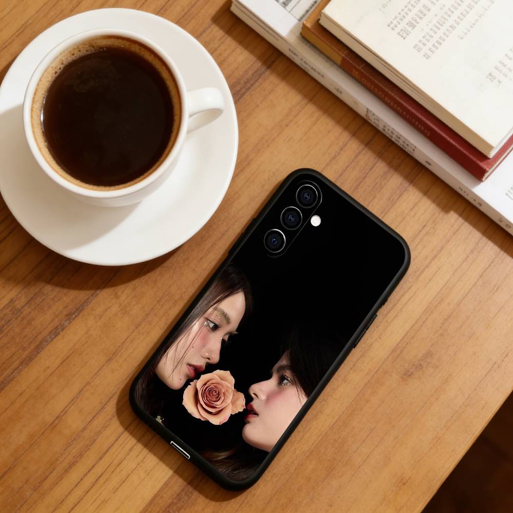 Gap The Series F-Freen B-BECKY Чехол для телефона Samsung Galaxy A73,A72,A71,A70,A53,A52,A51,Другие Мягкий черный чехол