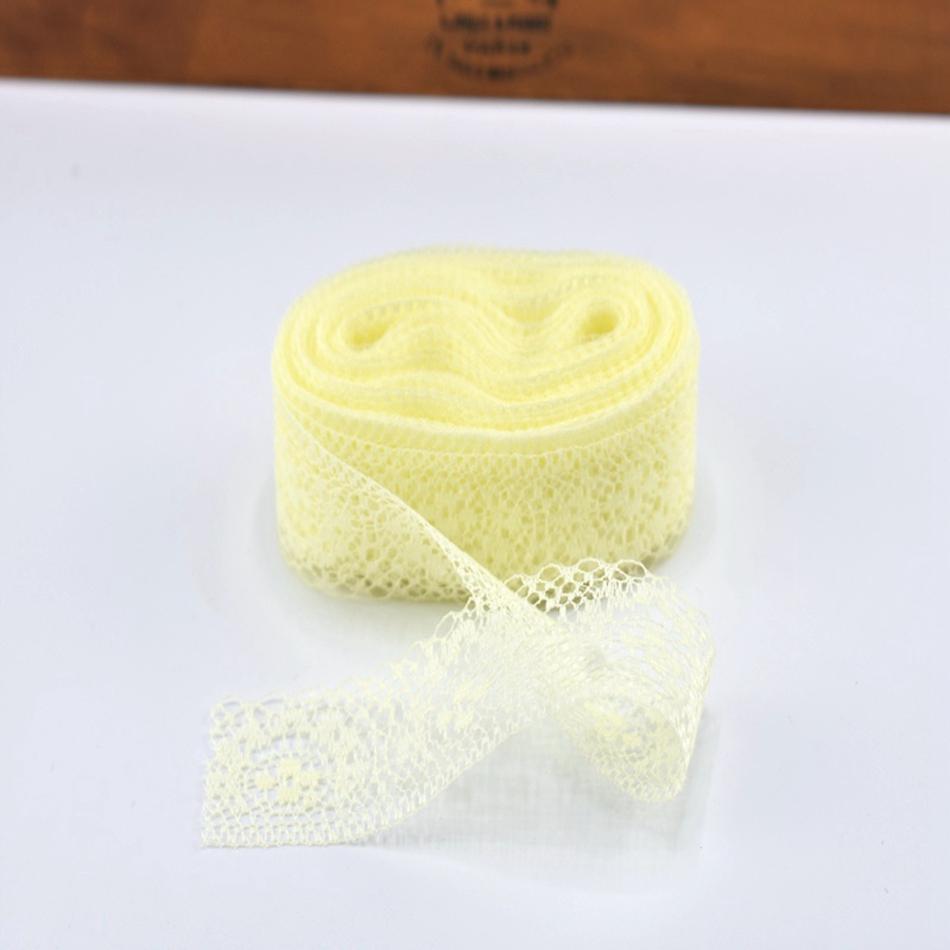 10Yard/Lot Cotton White Lace Trim Fabric Craft DIY Natural Lace Ribbon Sewing Clothing Embroidery Wedding Party Accessories 40mm