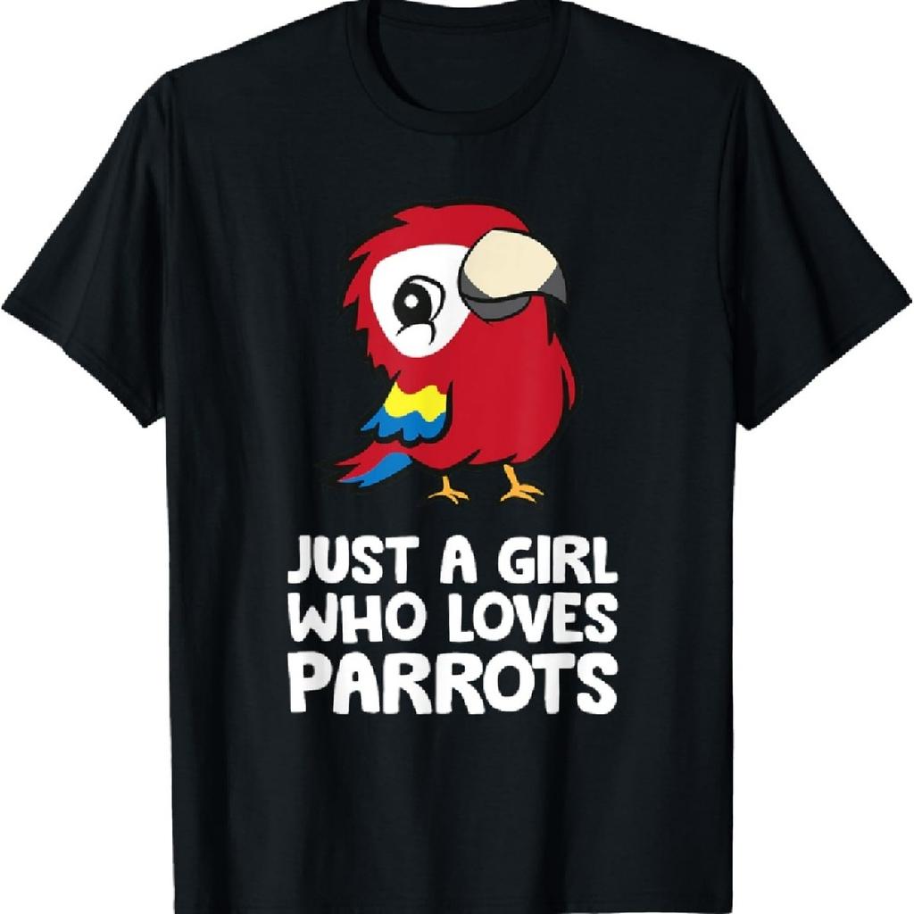 Just a Girl Who Loves Parrots T-Shirt
