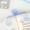Transparent Book Clip Plastic Book Page Holder Clips Multifunctional Bookmark Reading Accessories for Teachers Students Reading Lovers