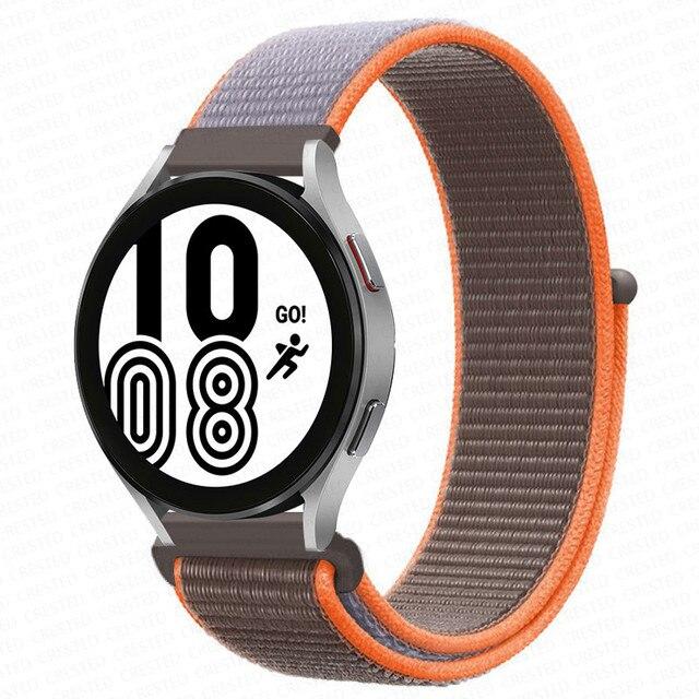 Band For Samsung Galaxy Watch 4 3 Classic 5 Pro Active 2/Gear S3 Nylon Loop Correa Bracelet Huawei Watch GT 2 3 Strap 22mm 20mm