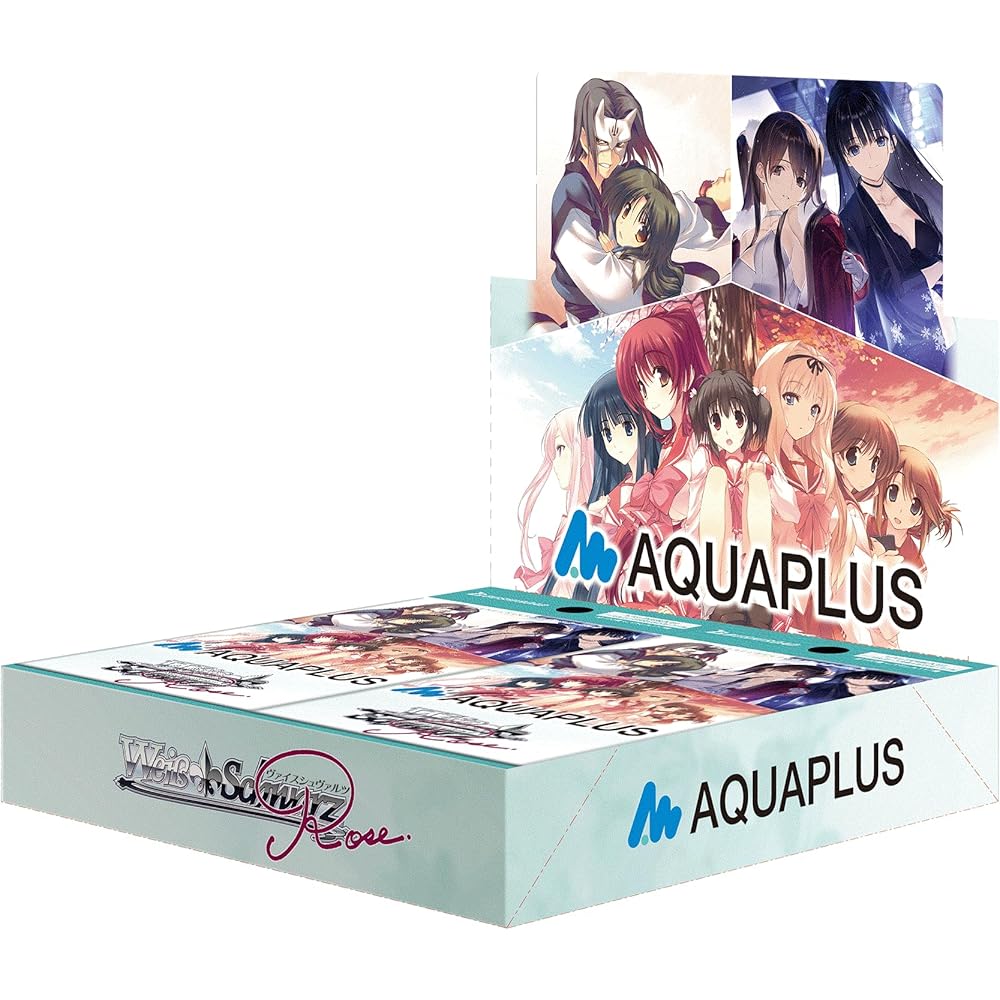 Weiss Schwarz Набор Бустеров Rose AQUAPLUS Коробка из 10 Пакетов