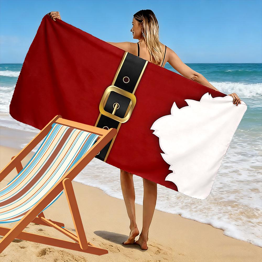 Santa Outfit Inspired Towel A must-have beach towel for beach travel
