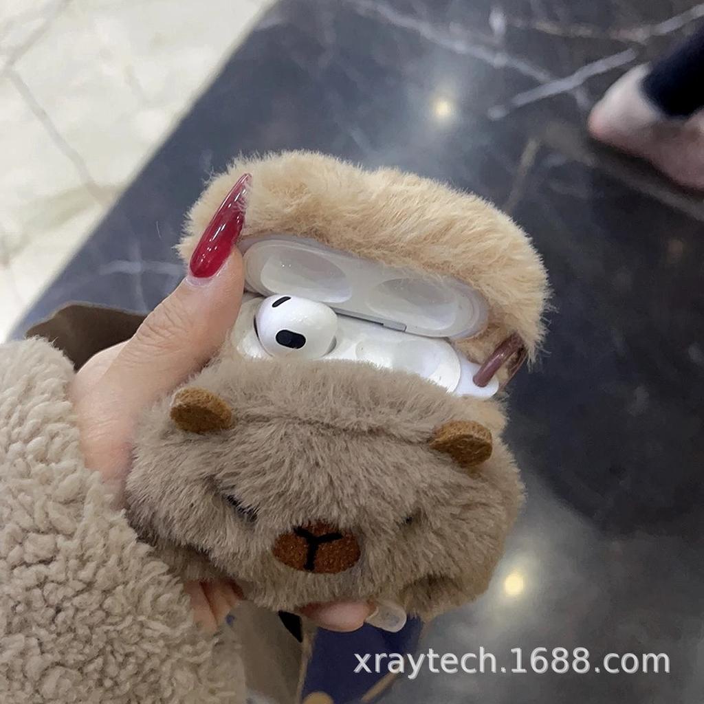 Cute Capibara plush capybara earphone cover for Apple AirPods1 protective case AirPods pro1