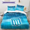 Racing Club  Pattern Bedding Quilt Set  Home Decoration  Gift (1 * duvet cover + 2 * pillowcase  without core)