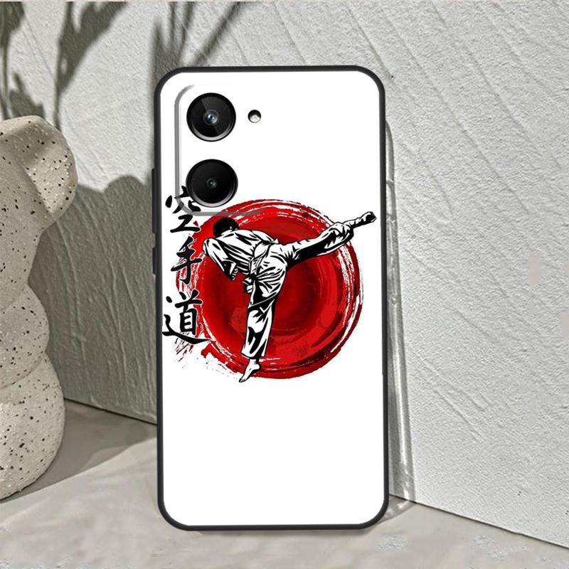 Чехол для Realme C55 C53 C67 C75 C71 C61 C33 C63 C51 C65 10 11 12 13 14 Pro Plus GT7 15 Pro с рисунком Кунг-фу Каратэ Тхэквондо Боевые искусства