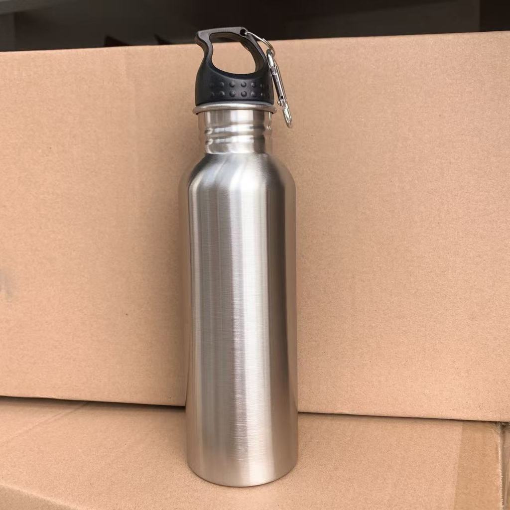 Sports Water Bottle With Bamboo Or Steel Lid For Summer Refreshing Drinks
