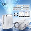 Handfree Personal Fan Portable Waist Fan, Rechargeable Body with Flashlight, Wireless Clip-on Semiconductor Ice Cooling for Neck Belt Hip, Outdoor
