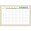Reusable Calendar Bulletin Board Waterproof Tear Resistant Whiteboard Calendar Erasable Foldable Monthly Planner Board Company