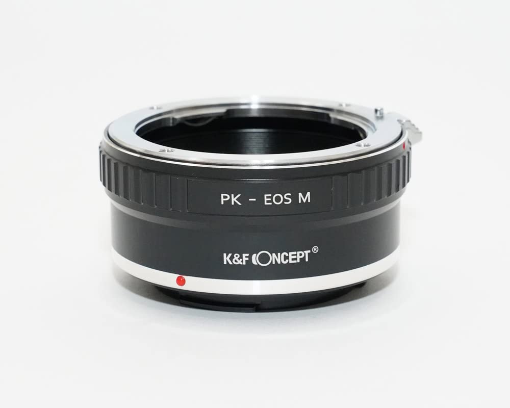 PENTAX K Lens EOS M Mount Adapter with Lens Cloth K&F PK-CANON Pk-eosm (KFEOSM)