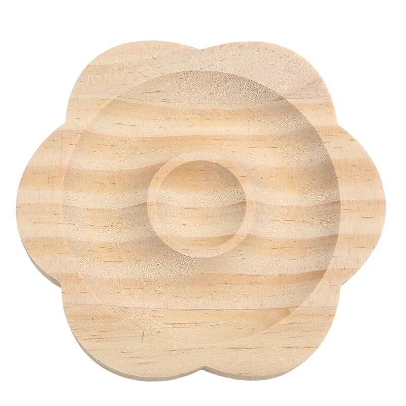 1Pcs Bead Design Plate Solid Wood Hand Beading DIY Tool Hand Surround Display Plate Bracelet Storage Head Jewelry Tray