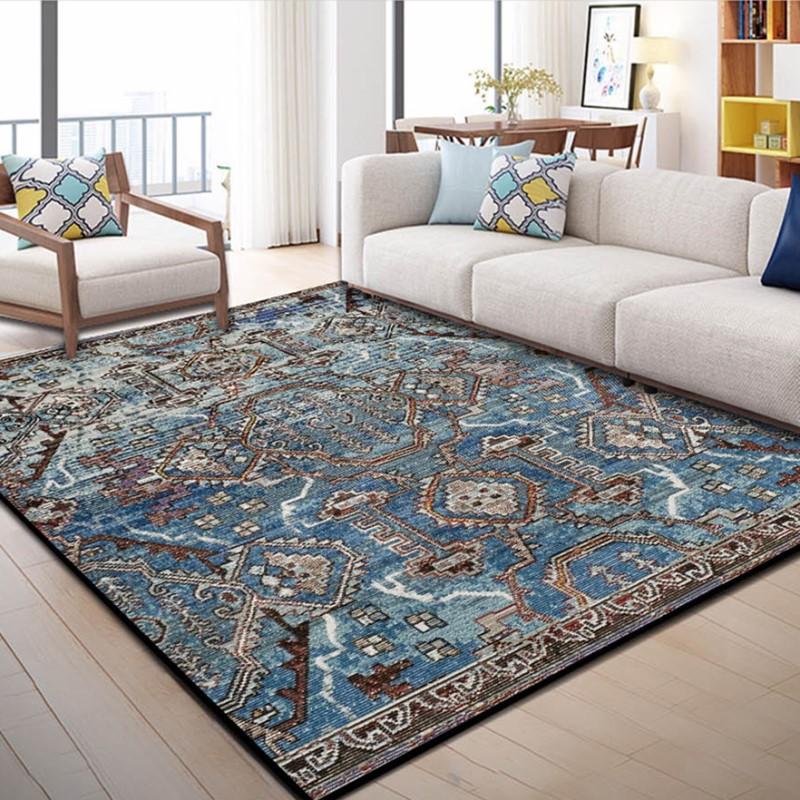 Persian Living Room Carpet Bedroom Bedside Sofa Coffee Table Study Retro European and American Carpet