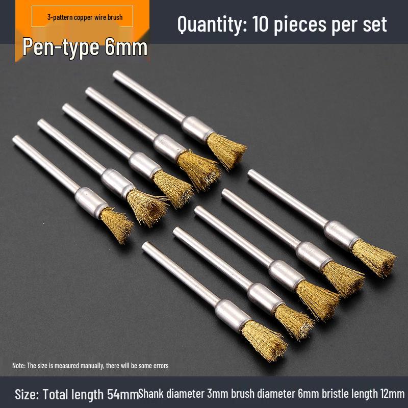 Electric Grinder Steel Wire Brush Polishing Head for Rust Removal and Walnut Polishing