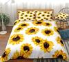 Plant Scenery Series Pattern Bedding Set 3d Sunflower Duvet Cover Set with Pillowcases Europe/Australia/USA Twin Queen King Size