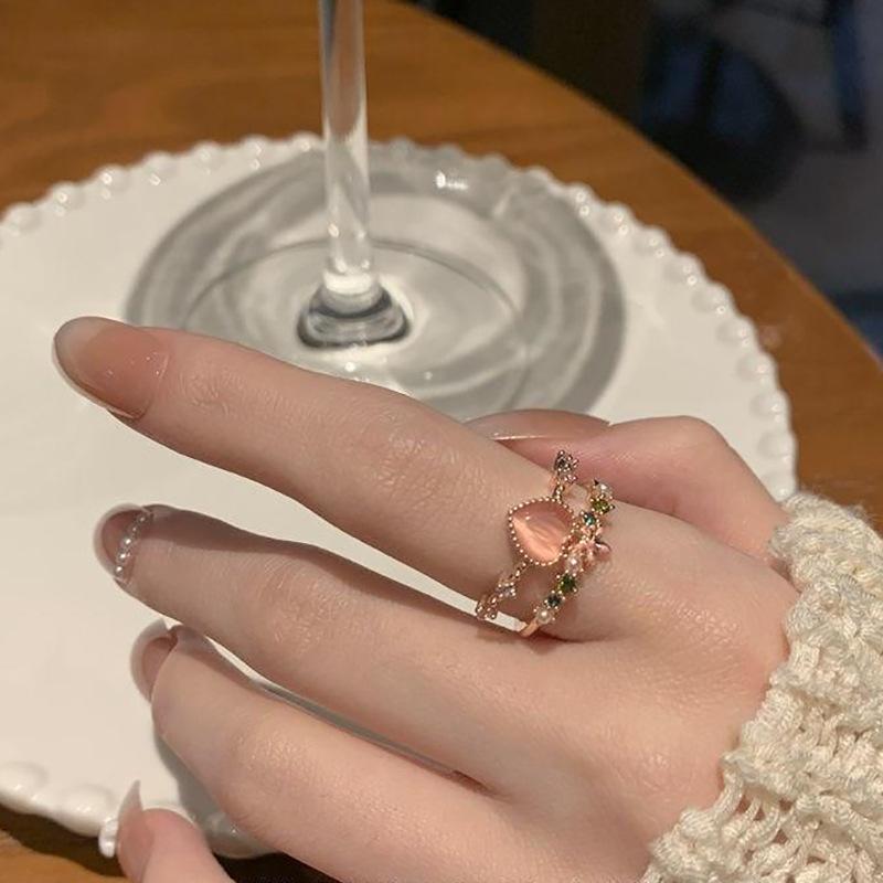 Новое серебряное кольцо-змея с кубическим цирконием для женщин, открытые регулируемые кольца с фианитами для вечеринки, свадьбы, заявления, ювелирные изделия