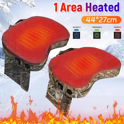 Охотничья греющаяся подушка для сиденья Водонепроницаемая греющая подушка для сиденья Питание от USB Портативная губчатая подушка для кемпинга, стадиона