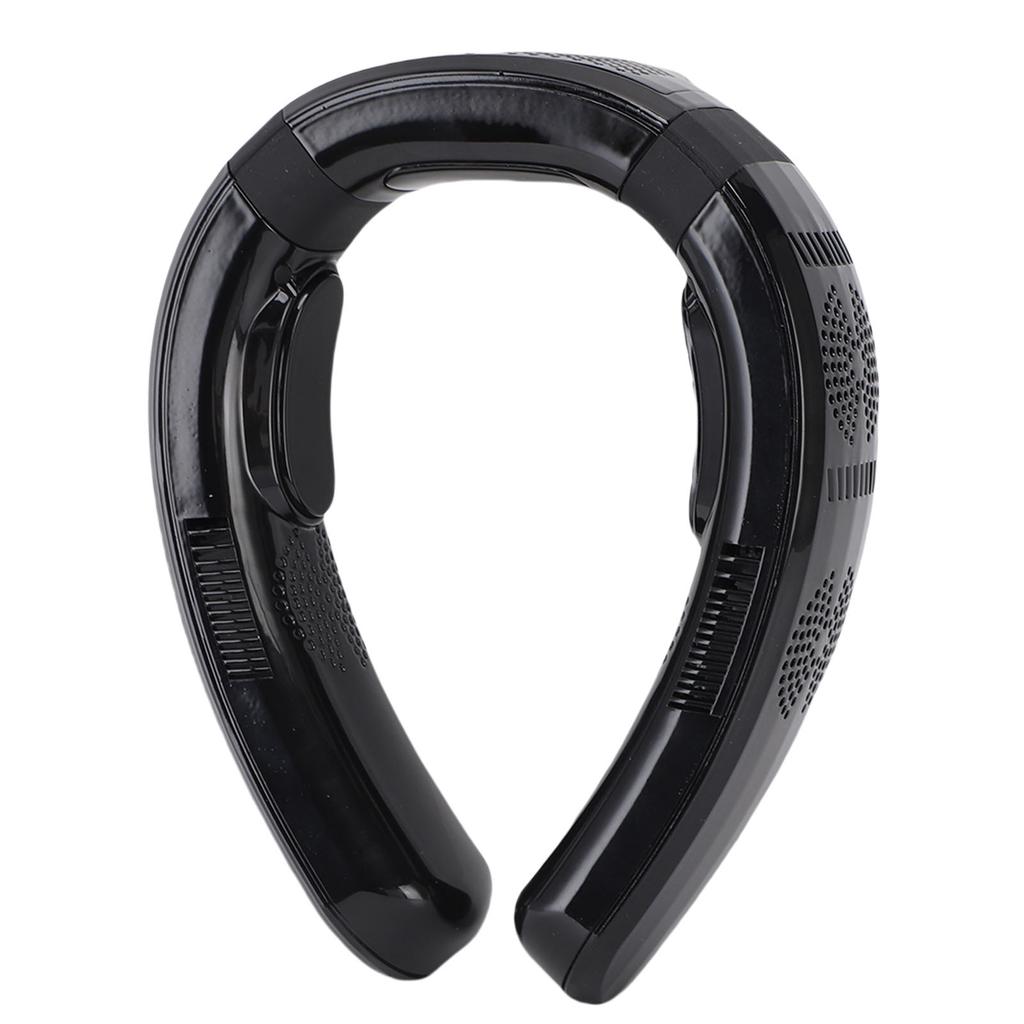 Портативный шейный вентилятор с охлаждением и обогревом, двойного назначения, 3 скорости, полупроводниковый, тихий, легкий, работающий от аккумулятора, носимый вентилятор