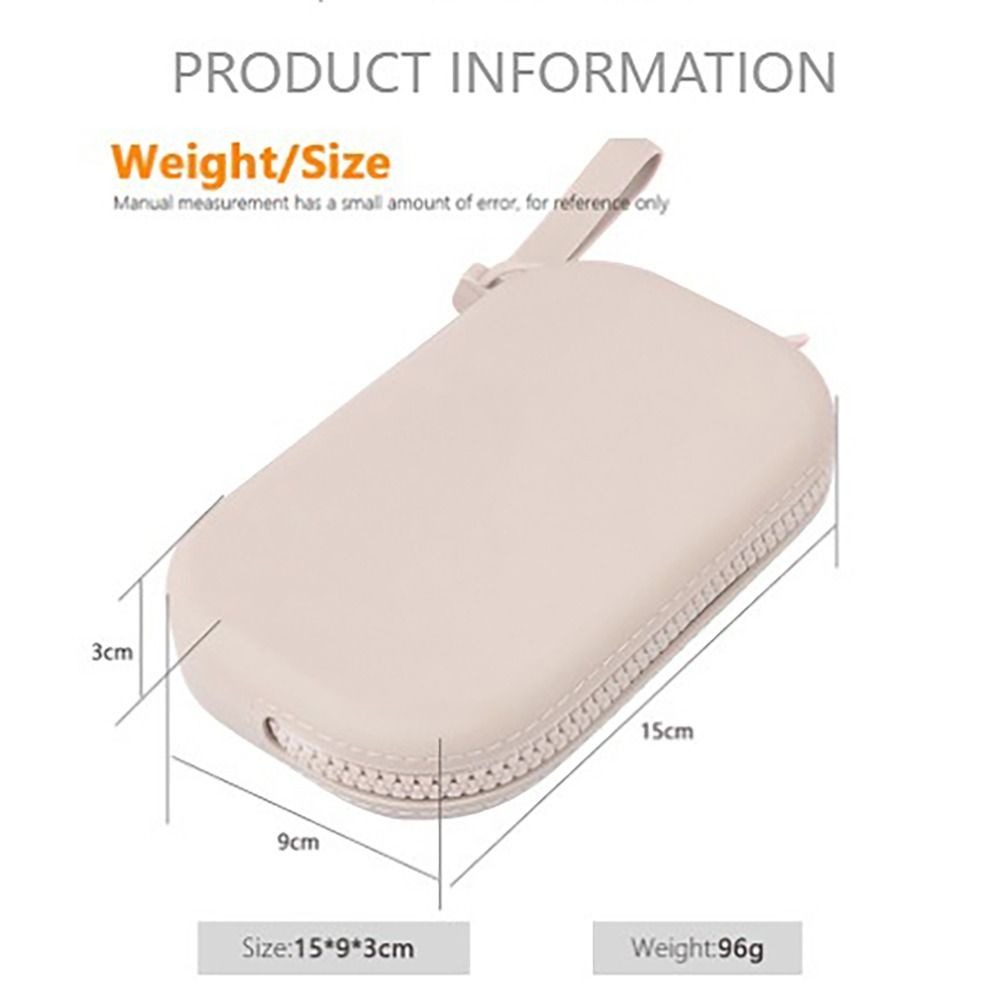 Силиконовый органайзер косметичка водонепроницаемая сумка для наушников винтажный дорожный чехол для студентов