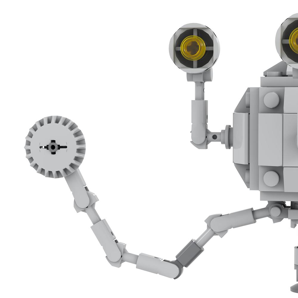 MOOXI Серия Игры 186 шт. MOC Кирпичики Мистер Хэнди Многоцелевой Робот DIY Строительные Блоки Детские Игрушки Для Детей Подарок на День Рождения MOC1553