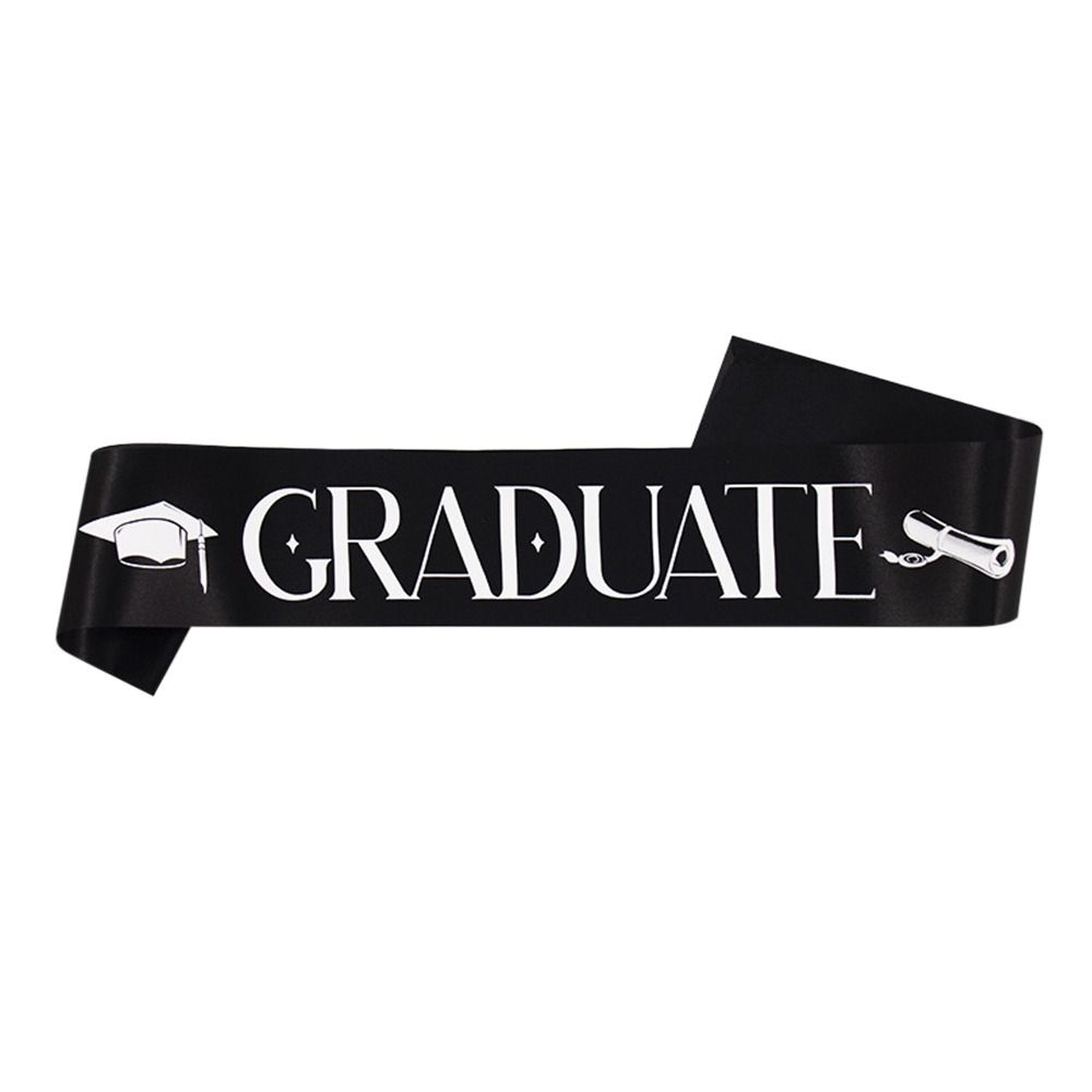 Ornament Graduate Shoulder Strap Unisex Graduation Belt Scarf  Graduation Ceremony Party Supplies