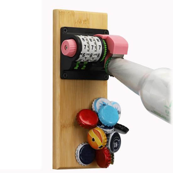 Магнитная открывалка для бутылок, настенный пивной счетчик, открывалка для бутылок, универсальная открывалка для напитков, инструмент для записи напитков