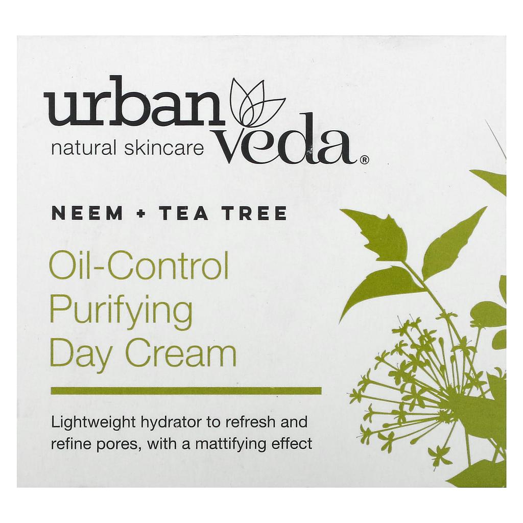 Oil Control Purifying Day Cream, Neem + Tea Tree, 50Ml(1.7Fl Oz)
