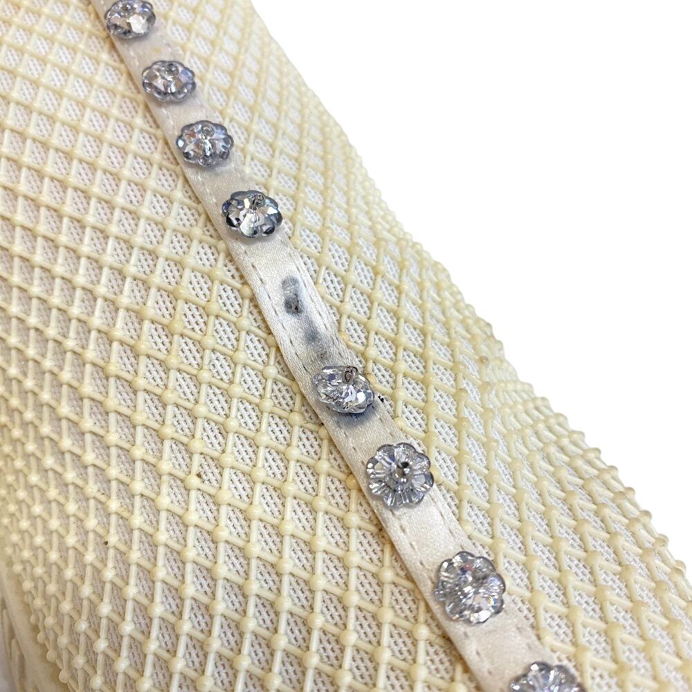 MIUMIU Сетка Bijoux резина Слипоны Слоновая кость резина Женские Б/у