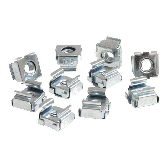 Комплект винтов для стойки - STARTECH - Монтажные винты M5 и гайки-клетки - 50 монтажных винтов и гаек-клеток M5 - Сталь