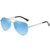 Polarized Sunglasses UV400 Sunglasses Aviator Teardrop Sunglasses for Men Blue Fishing Driving 3025K [DUCO] Men's