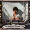 Wall Hanging Tapestry Custom NameBenson Boone Pattern Personalized Printed Fabric Wall Decor