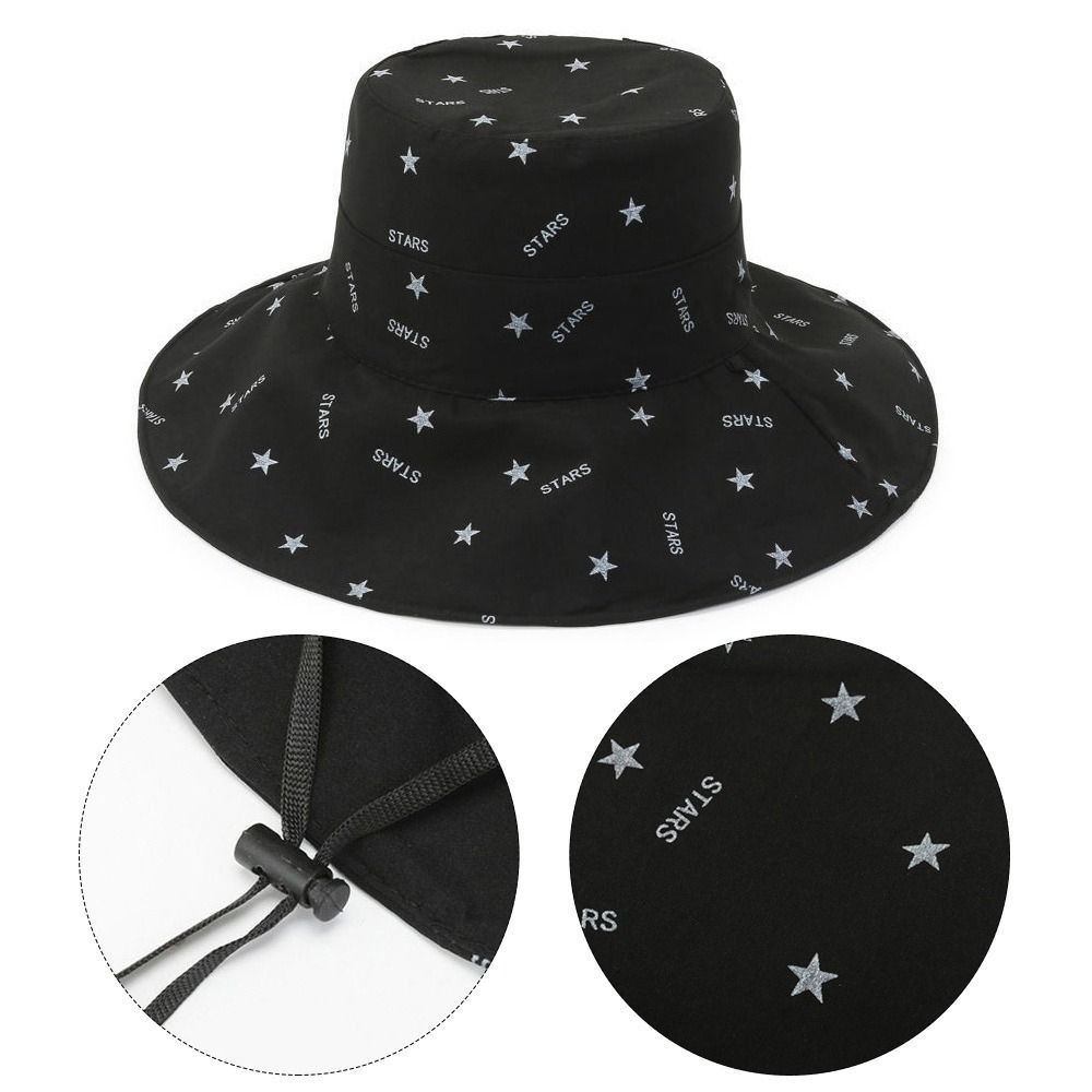 Sunscreen Bucket Hat Print Fishermen Cap Fashion Panama Hat Outdoor