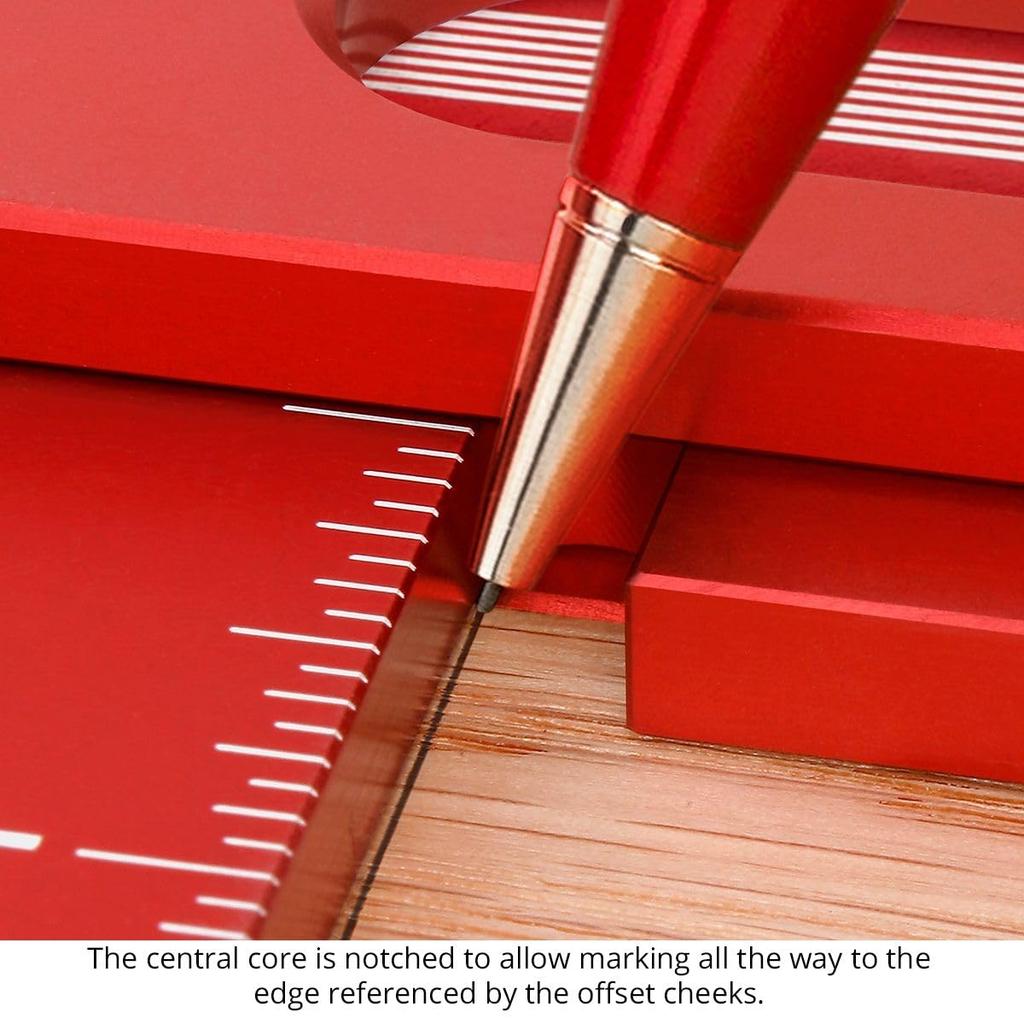 Precision woodworking square 450mm with case