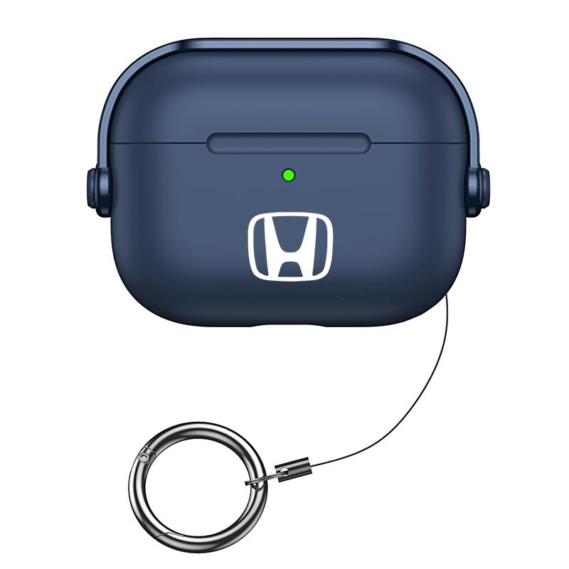 For Honda Mugen Power Civic Accords 360° Adjustable Wireless Bluetooth Earphone Case Air pods 1/2/3/4 Pro2 Soft Cover Key Case VF7