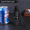 TNATRA UV 365nm 395nm Blacklight Flashlight UV Glue Curing, Dry Stain, Portable, Zoomable Handheld Ultraviolet Flashlight Blacklight