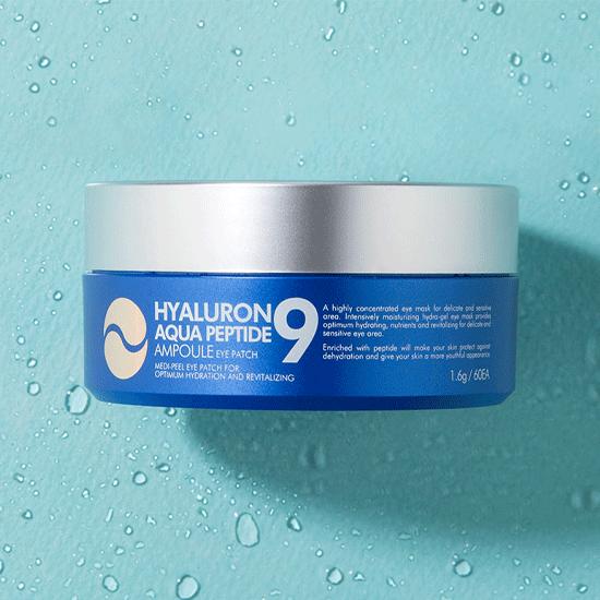 MEDI-PEEL Hyaluron Aqua Peptide9 ампульные патчи для глаз 60 шт. 1,6 г