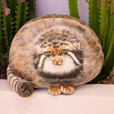 1 шт 30/40 см имитация Otocolobus Manul плюшевые игрушки кошка Палласа чучело животного кукла мягкая толстая кошка подушка для детей подарки