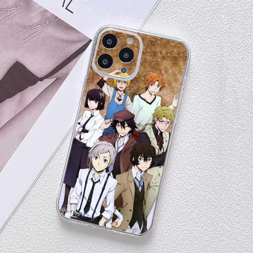 Мультяшная чехол-бампер для телефона Bungou Stray Dogs Аниме для Motorola Moto G13 G14 G53 G54 G62 G72 G82 G84 E13 E20 G42 G32 G23 G22 Мягкий чехол