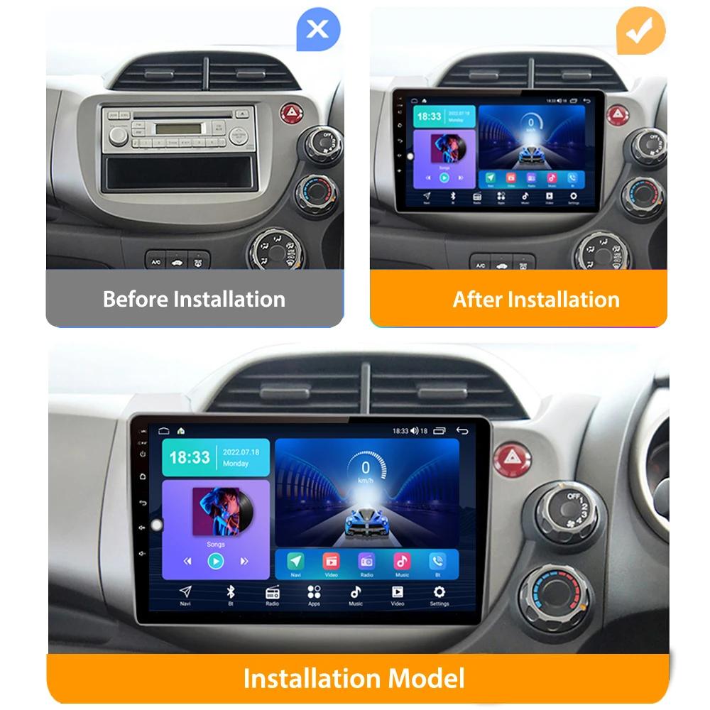 10,1 "Android автомобильное стерео радио для HONDA FIT JAZZ 2007-2013 автомобильный мультимедийный плеер DVD колонки головное устройство аудио WIFI 1 + 16 ГБ