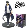 21CM Anime Solo Leveling Shadow King Figure Sung Jinwoo Cheng Xiaoyu Handheld Model Desktop Ornament Anime Collection Model Gift
