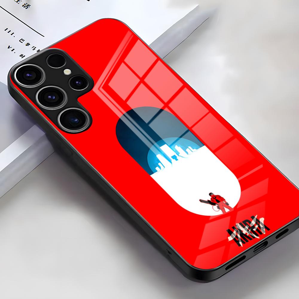 AKORA Phone Case For Samsung S26 S25 Edge Ultra S23 S22 S21 S20 Ultra Plus S24 Fe A54 A53 A25 Glass Cover