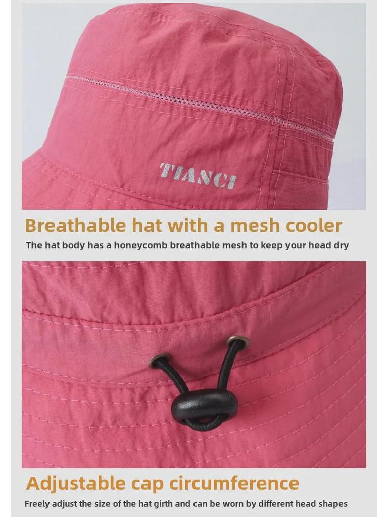 Women's Summer Outdoor Sun Hat - Lightweight, Breathable, and Versatile with Face Cover
