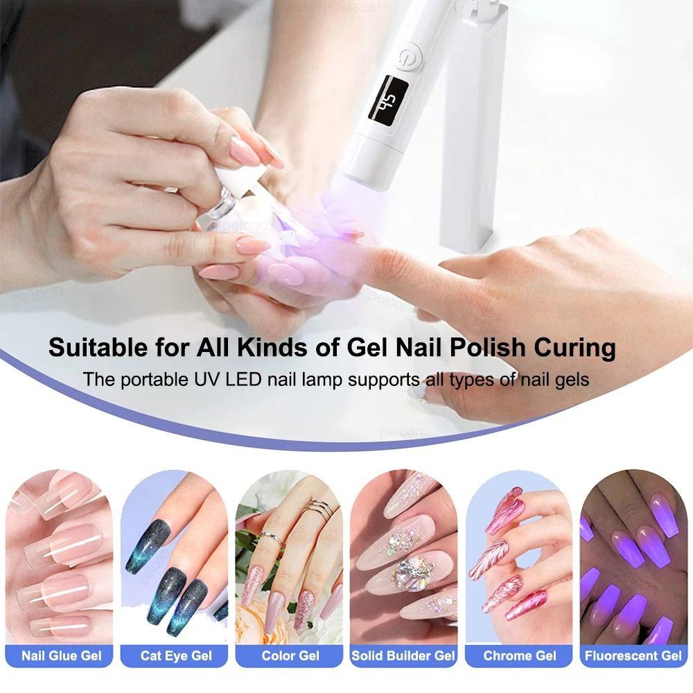 USB Nail Dryer Stand Lamp Quick Dry Mini UV Curing Light Gel Polish Dryer  DIY Nail Gel