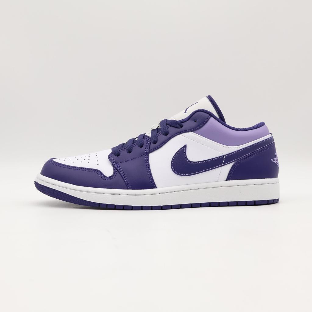 553558-515 Nike Air Jordan 1 Low Sky J Purple White Light Blueberry (Мужской)