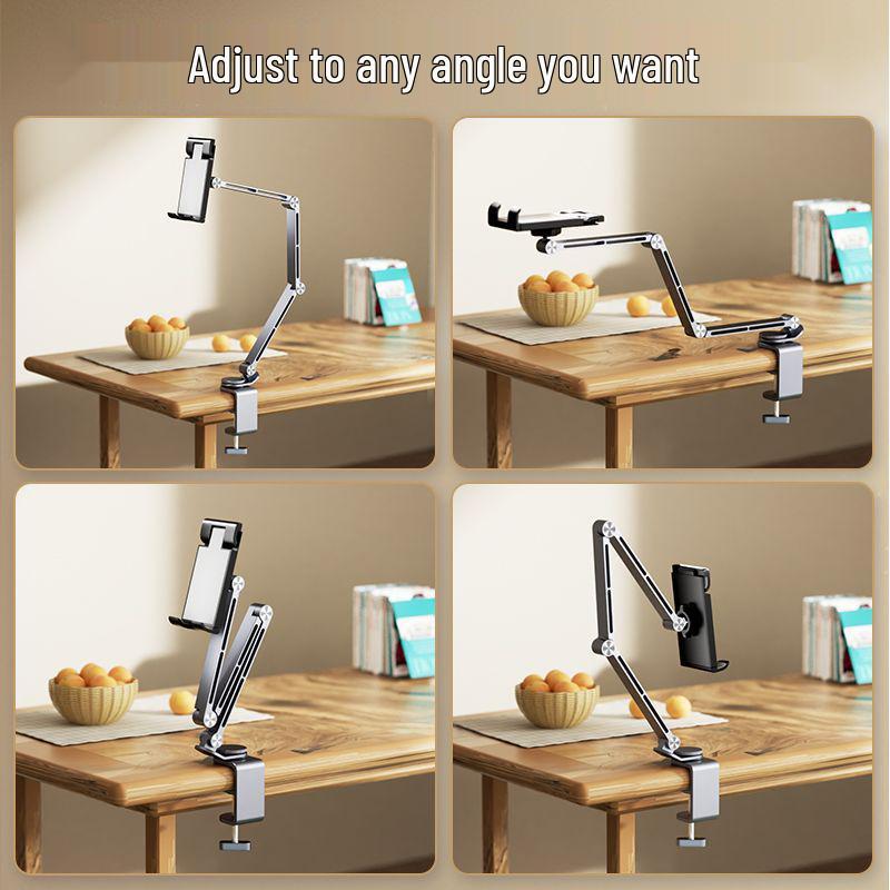 2025 Rotatable Aluminum Tablet Stand with Adjustable Arm