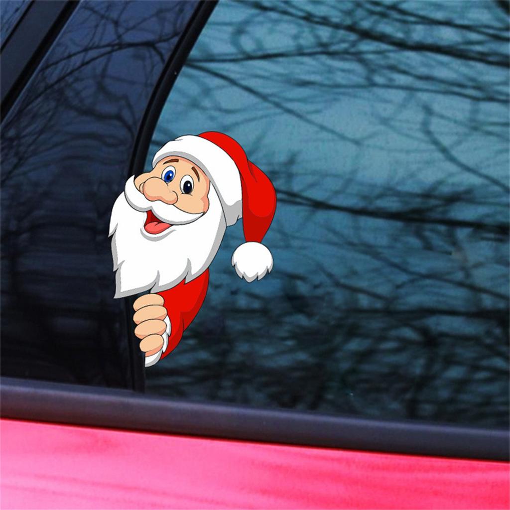 Christmas Car Window Decals | Car Sticker Automotive Stickers | Car Window Stickers Decal, Car Stickers Funny, Christmas Decorations