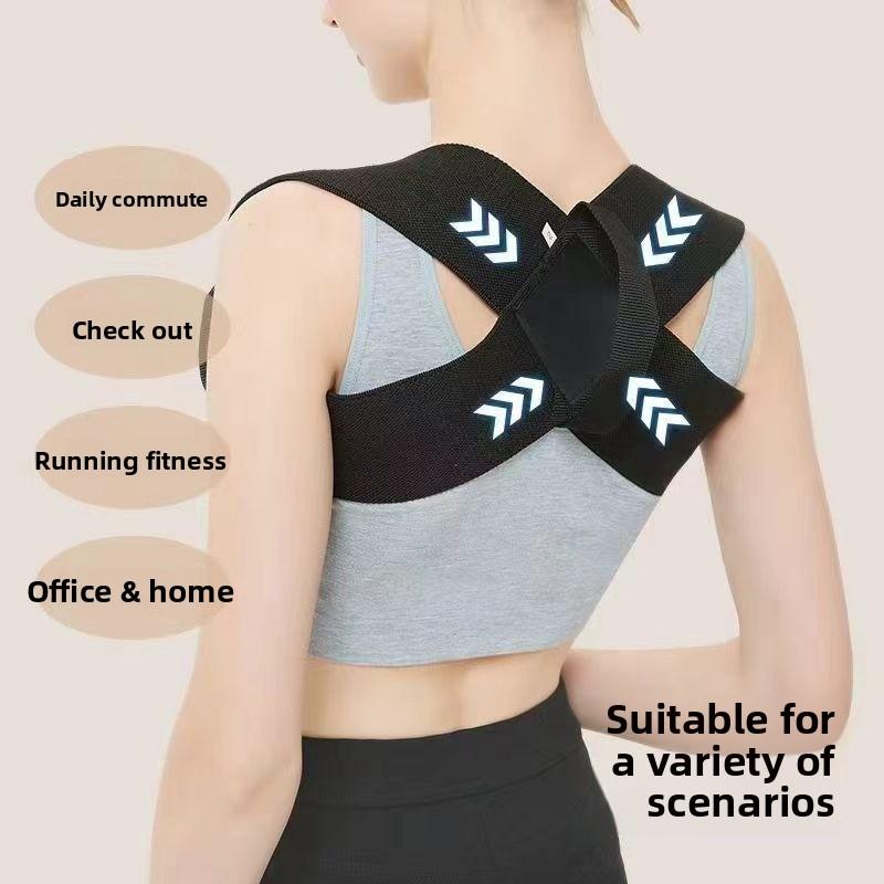 Sports Shoulder Support Opening Strap Posture Correction Belt Neck Support Collaring Summer Fitness Opening Strap Straight Back